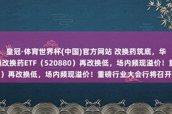 皇冠·体育世界杯(中国)官方网站 改换药筑底,华宝基金药ETF、港股通改换药ETF(520880)再改换低,场内频现溢价!重磅行业大会行将召开