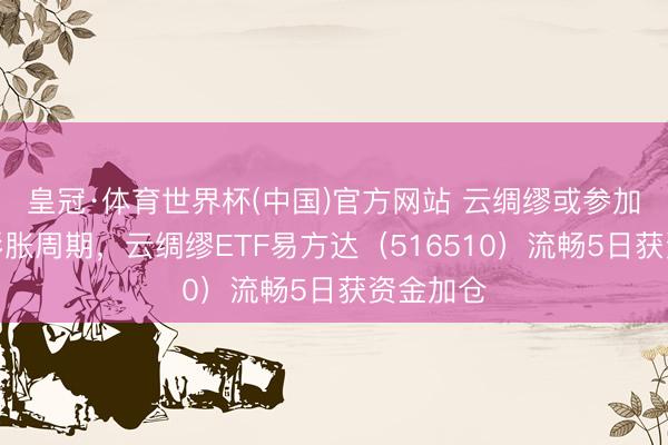 皇冠·体育世界杯(中国)官方网站 云绸缪或参加新一轮彭胀周期,云绸缪ETF易方达(516510)流畅5日获资金加仓